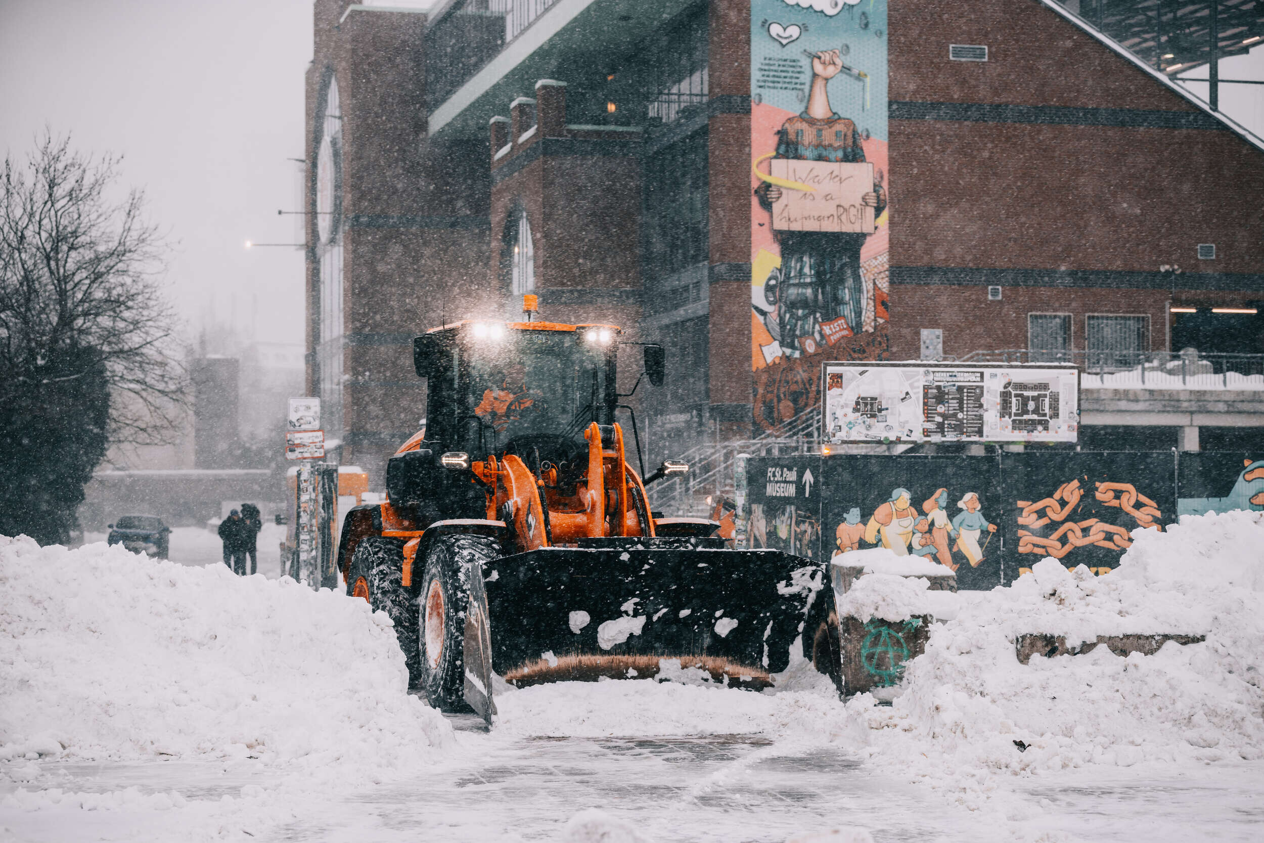 Winterdienst in Hamburg.