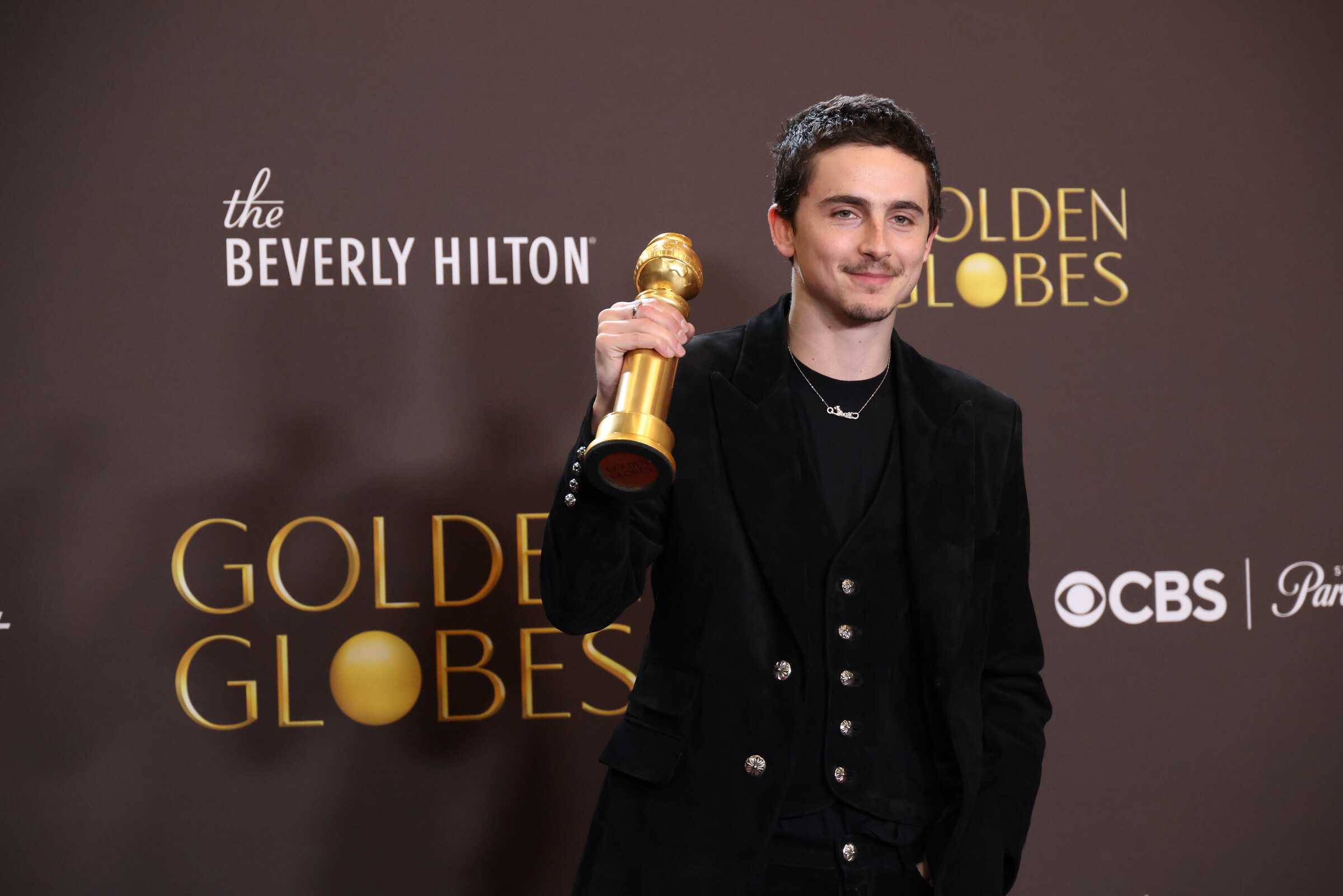 Timothée Chalamet golden globe