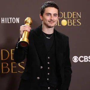 Timothée Chalamet golden globe