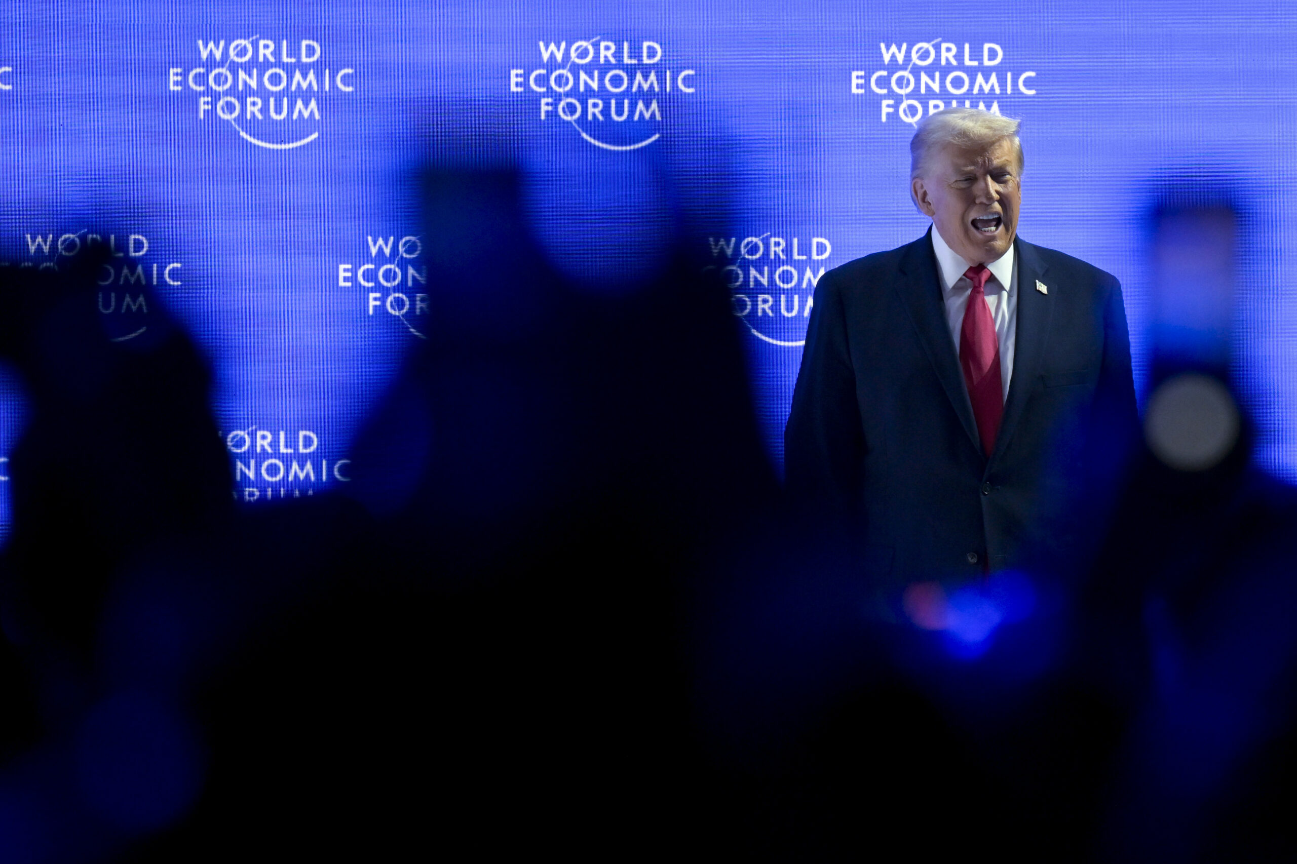 US-Präsident Donald Trump in Davos.