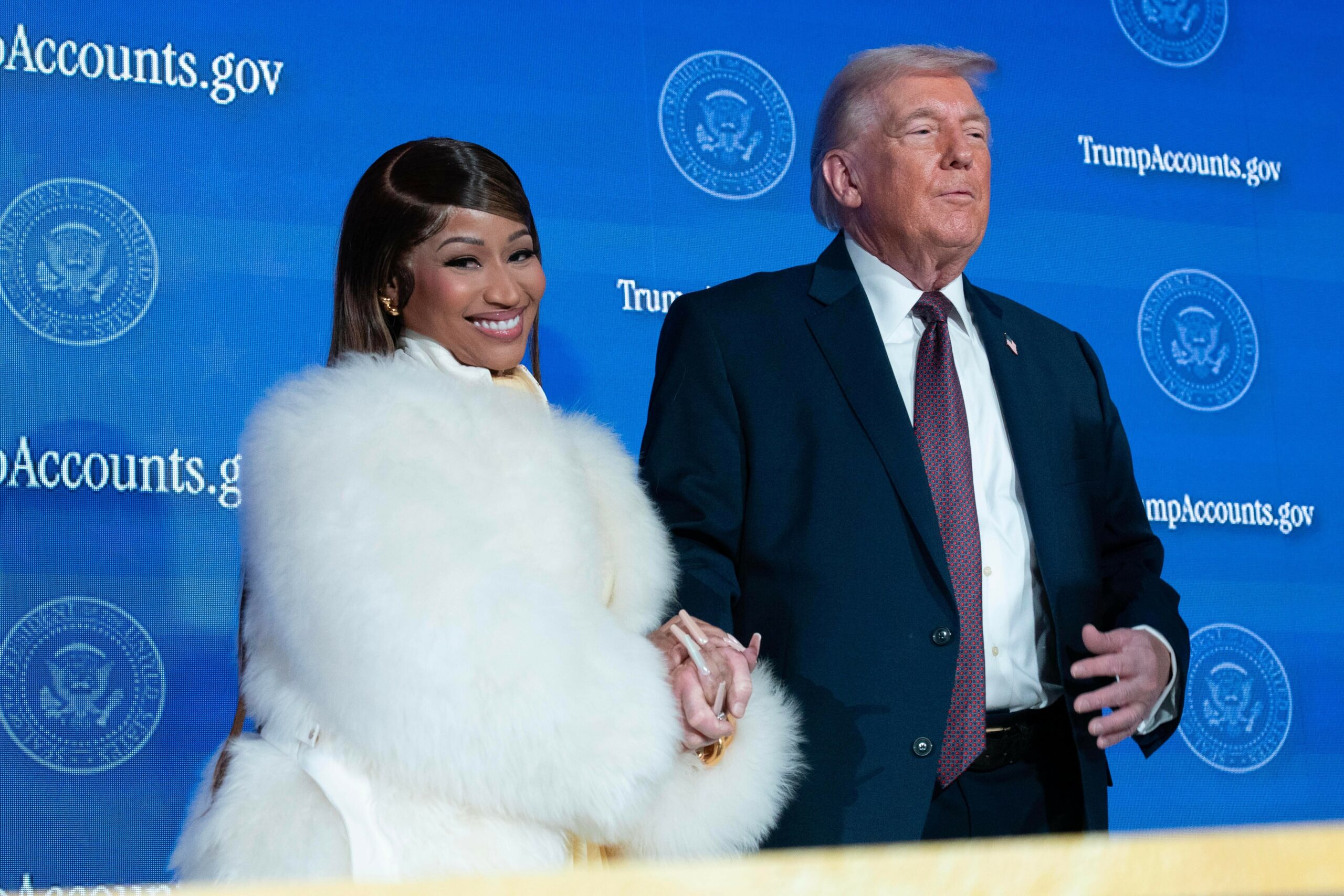 US-Präsident Trump und Nicki Minaj