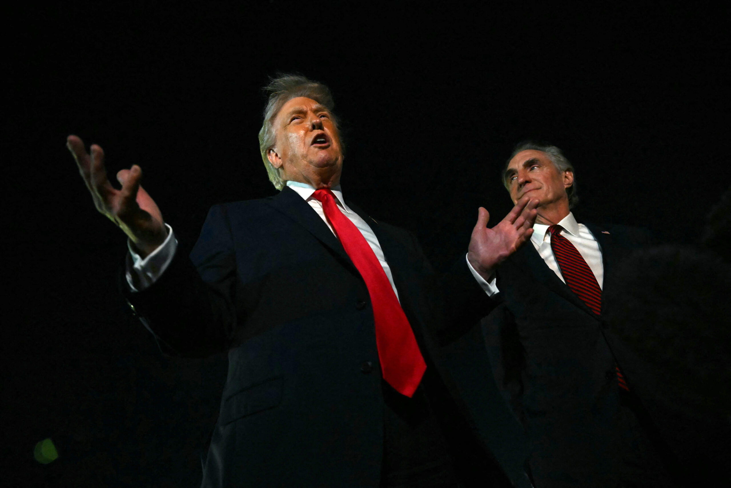 Kontakt zur Realität verloren: Donald Trump beklagt sich vor Reportern, den Nobelpreis nicht bekommen zu haben.