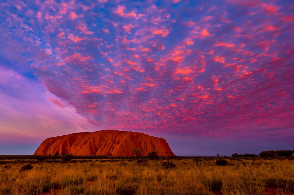 Der Uluru in Australien