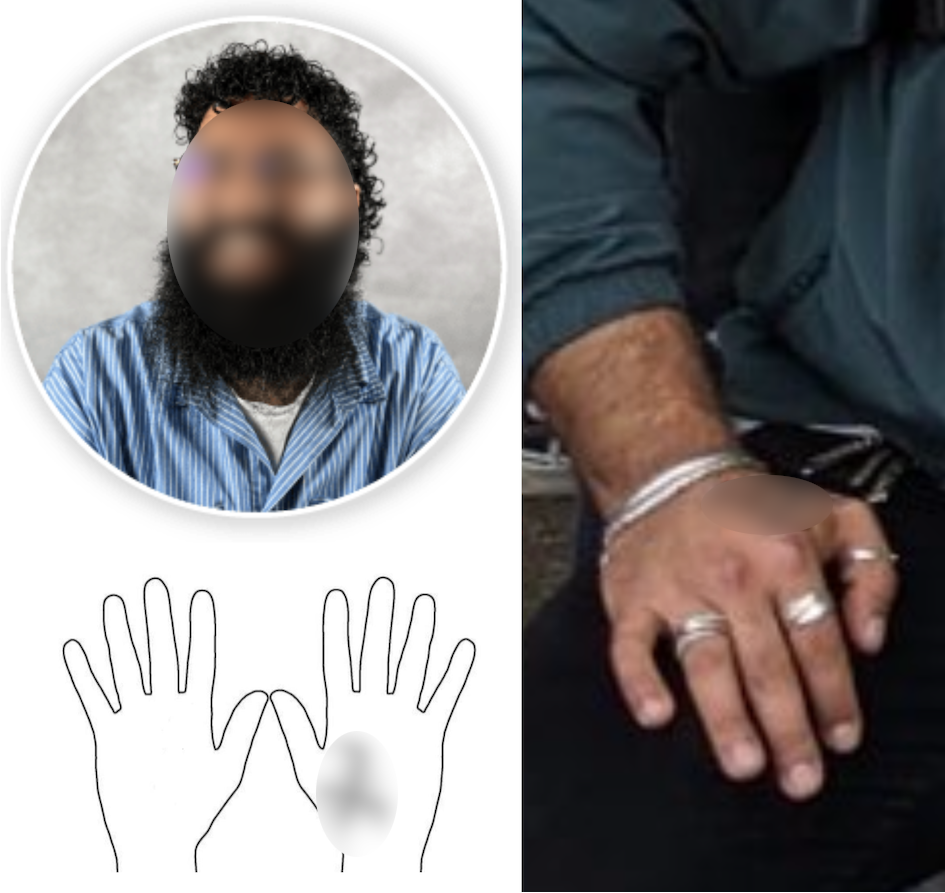 Ein Mann und ein Tattoo