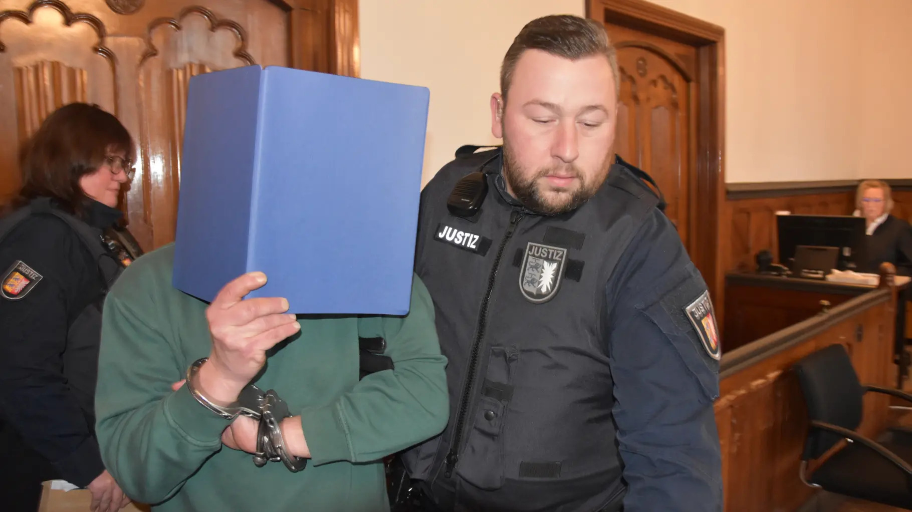 Der angeklagte Tierarzt im Amtsgericht Neumünster