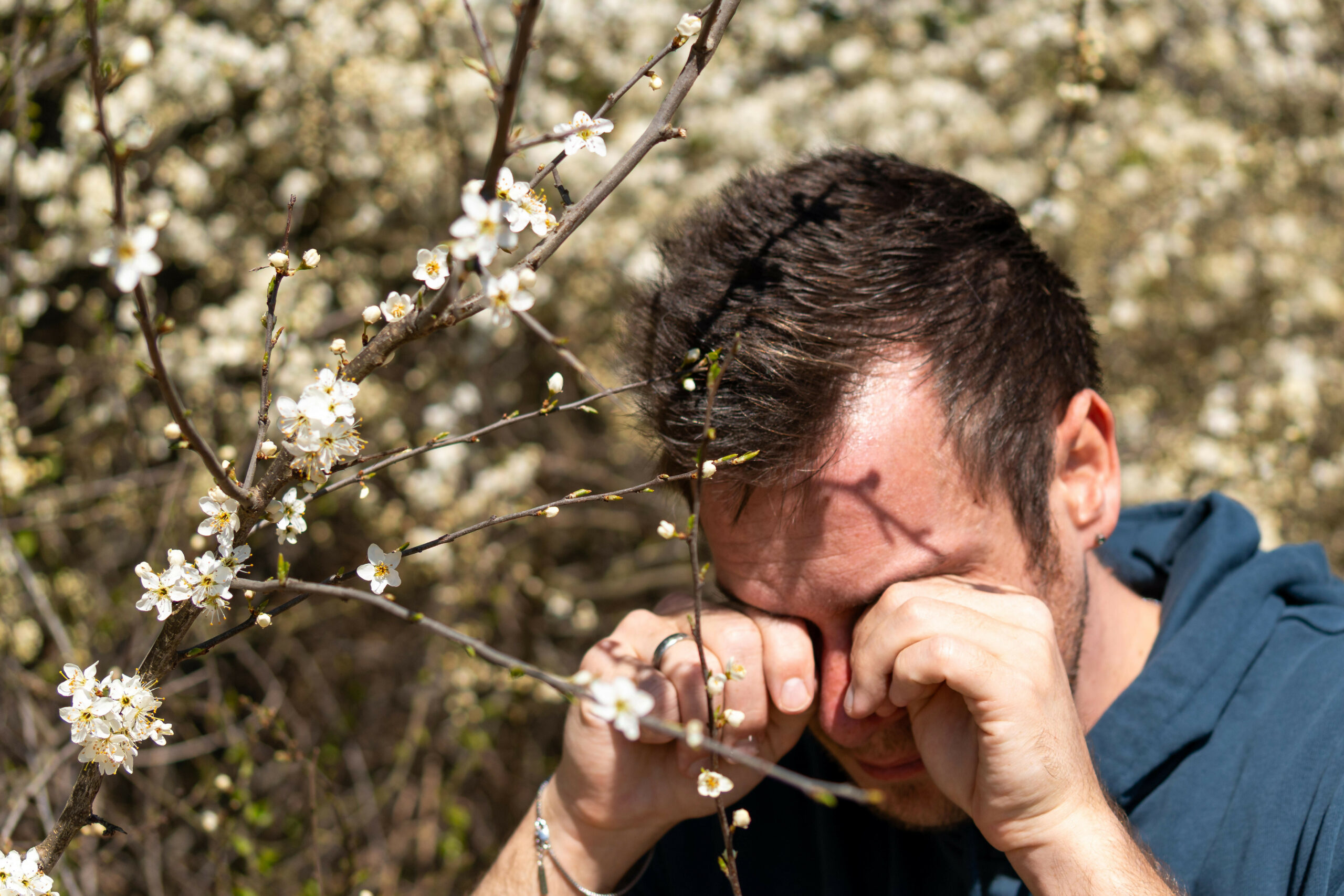 Heuschnupfen und juckende Augen