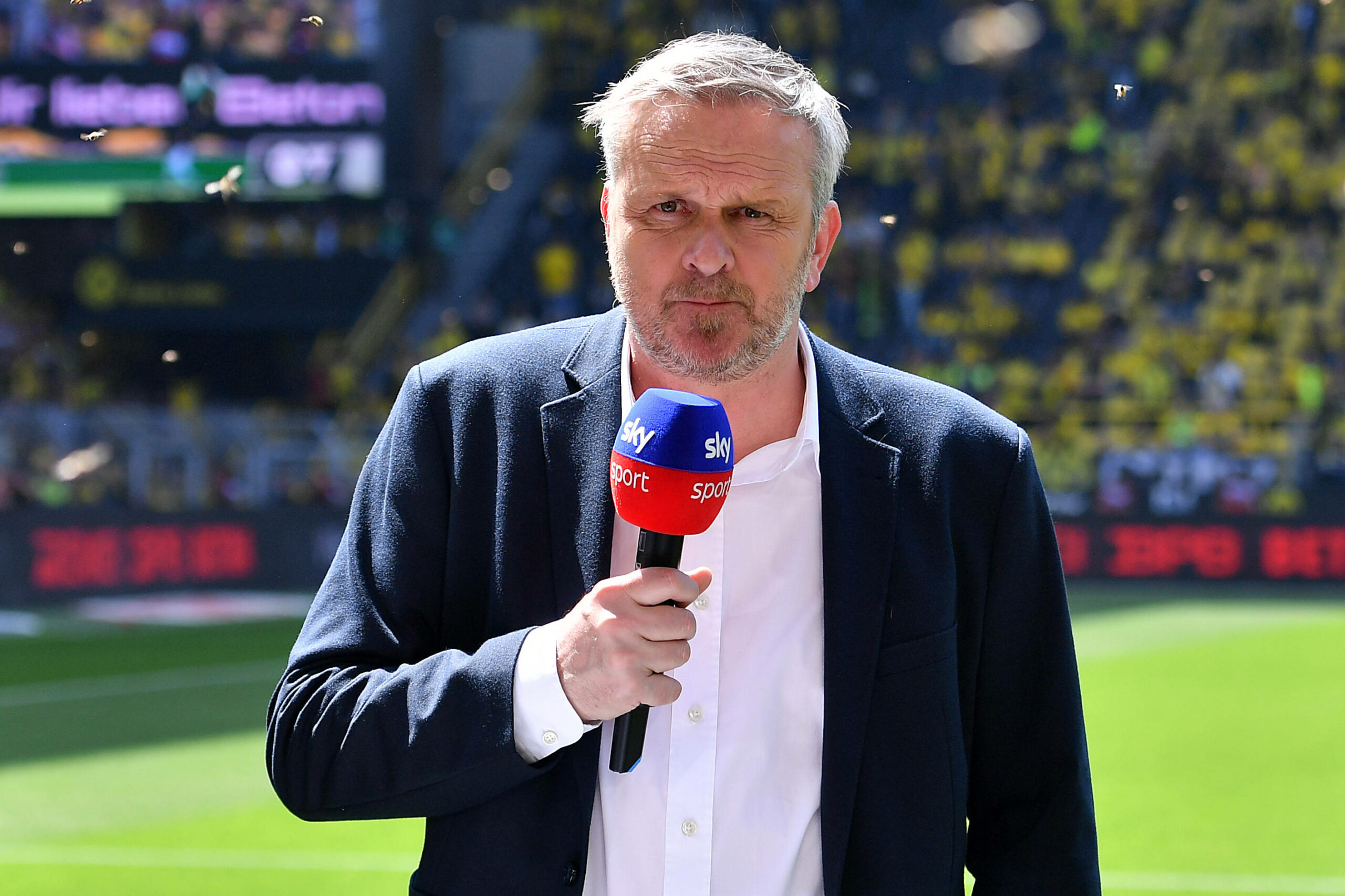 Didi Hamann am Sky-Mikrofon