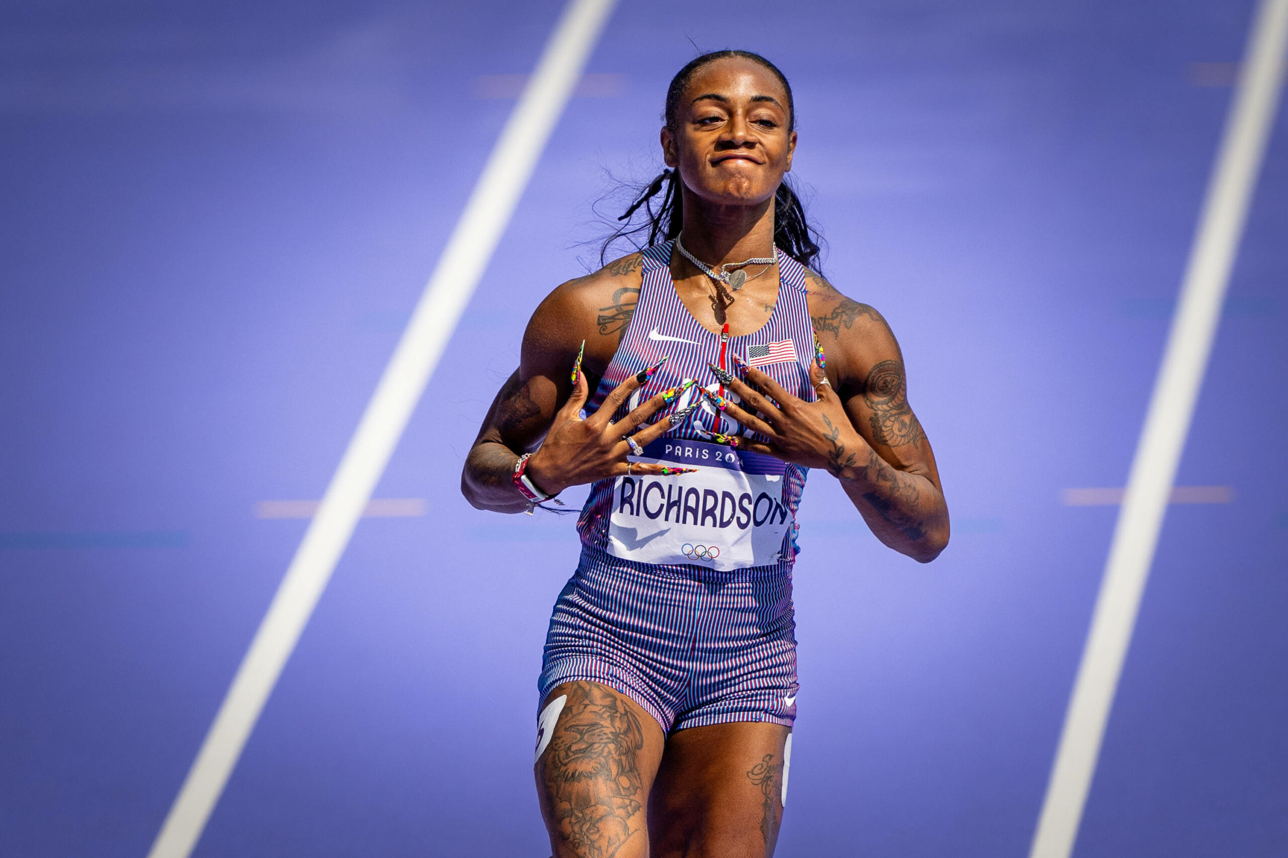 Sha’Carri Richardson im Sprint