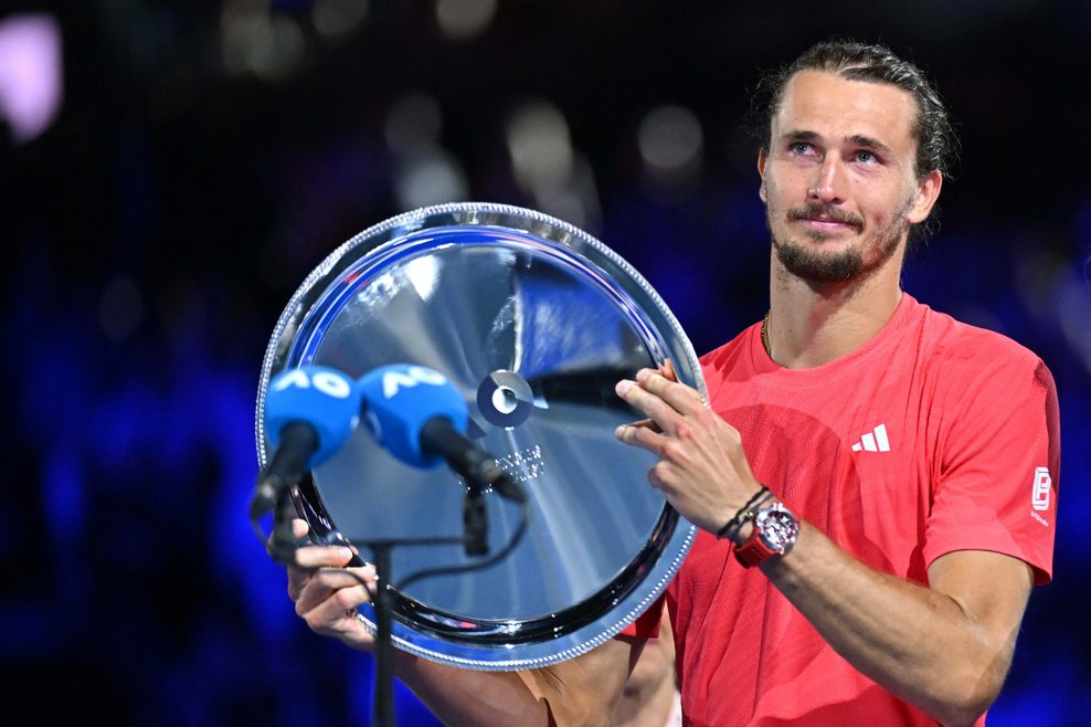 Alexander Zverev nach dem verlorenen Finale der Australien Open 2025