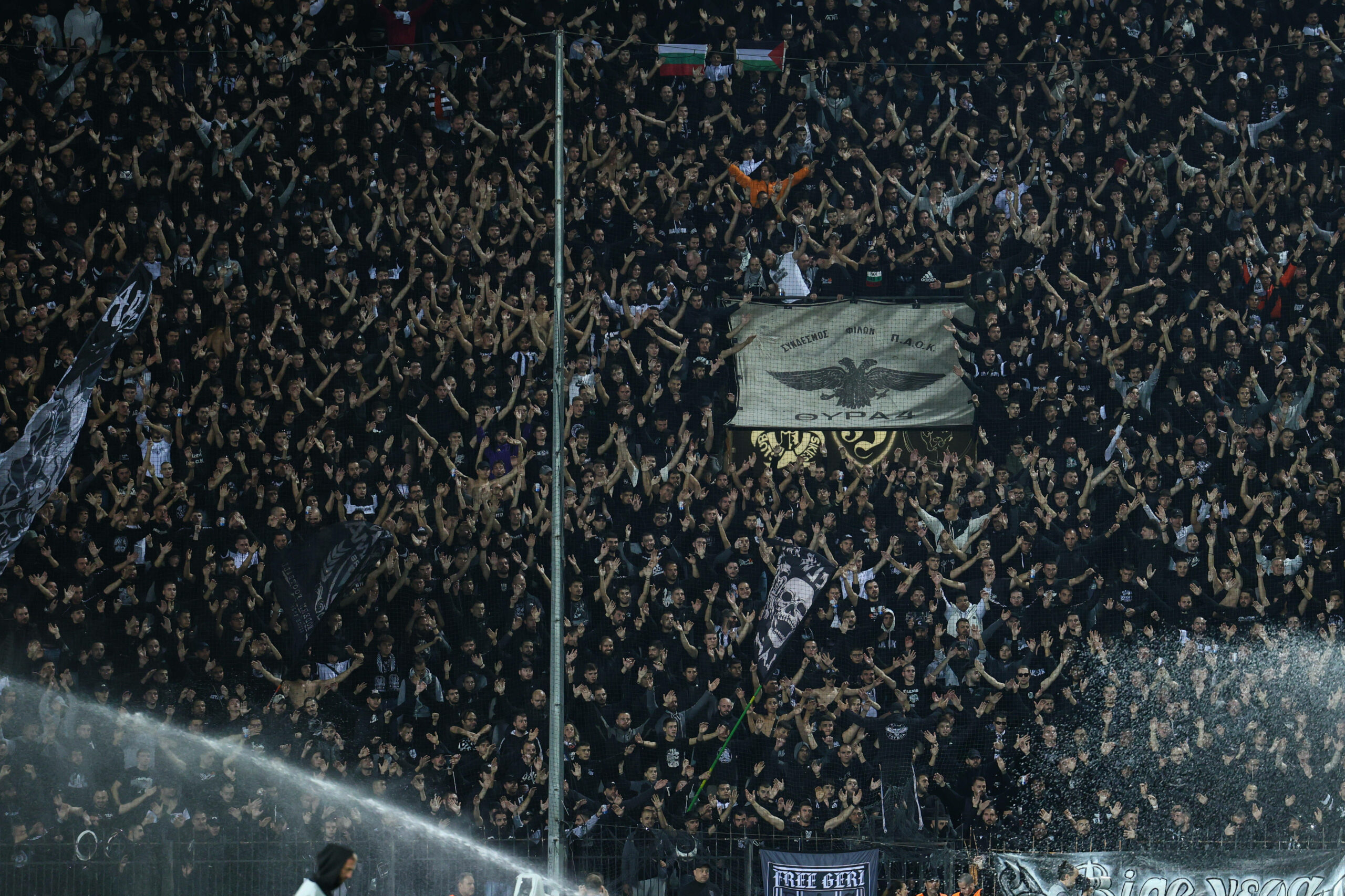 PAOK Thessaloniki-Fans jubeln