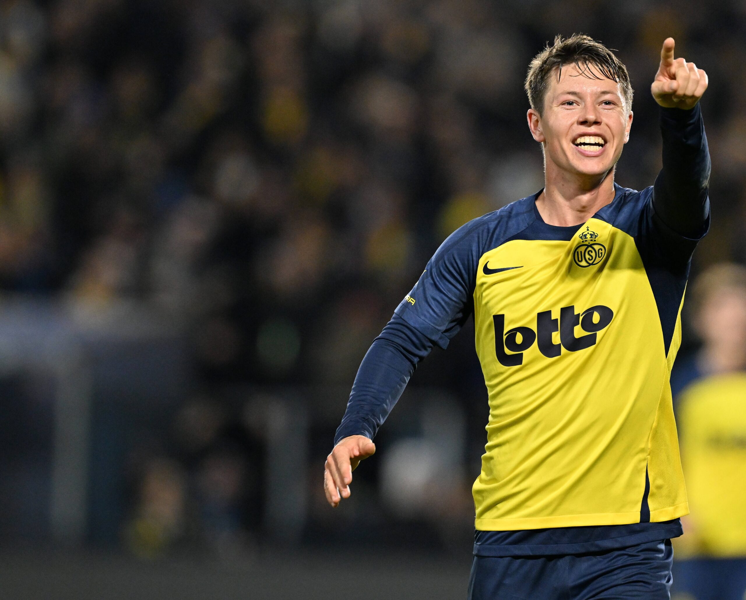 Mathias Rasmussen im Trikot von Saint-Gilloise