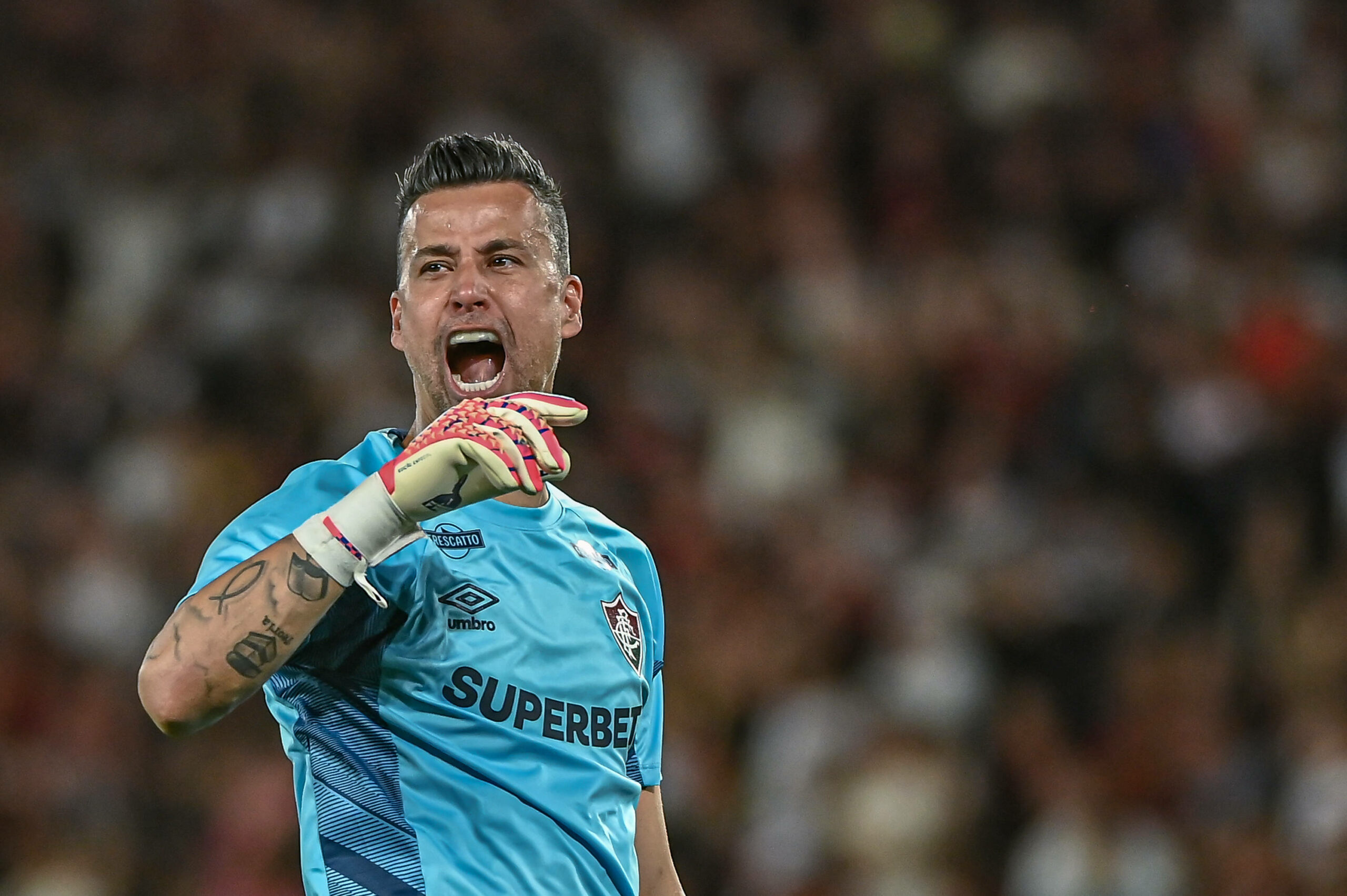 Fluminense-Torwart Fábio jubelt