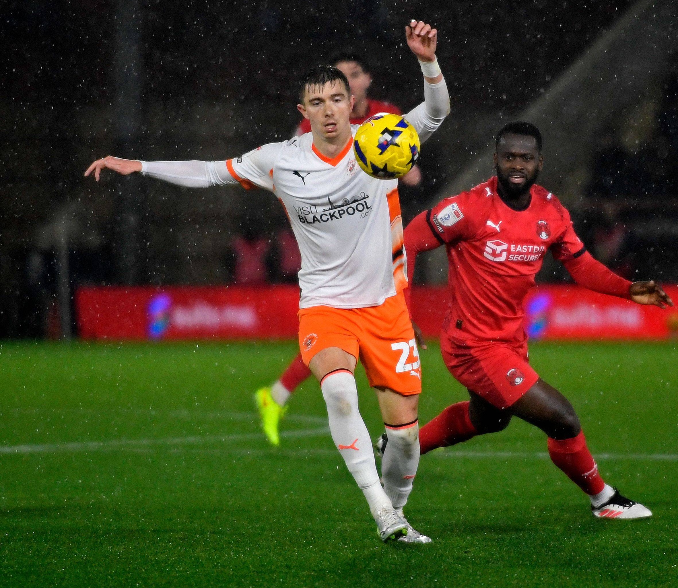 Scott Banks im Trikot von Blackpool