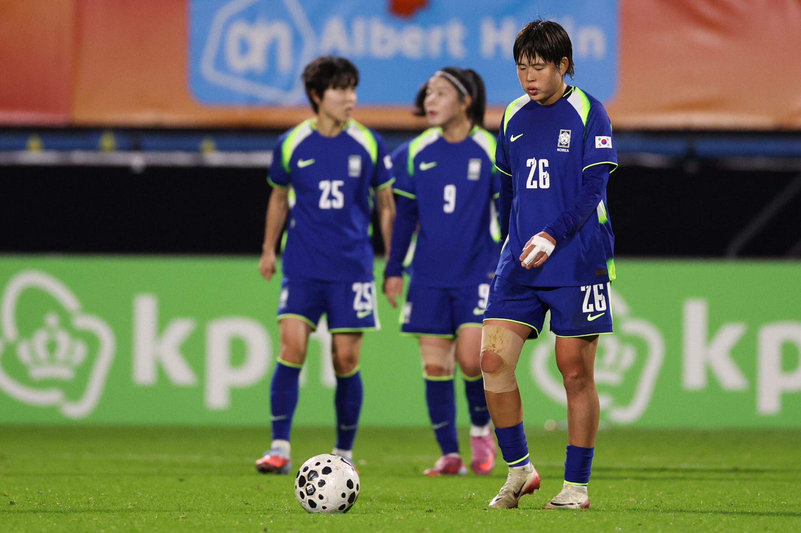 Südkoreas Frauen-Team niedergeschlagen