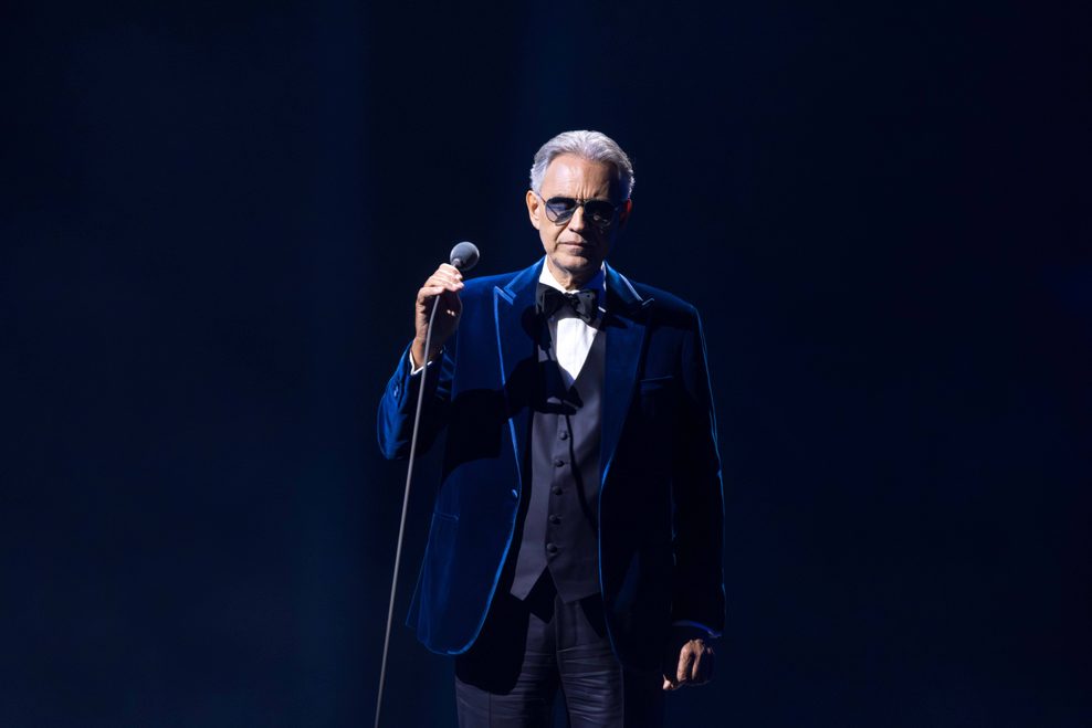 Andrea Bocelli auf der Bühne