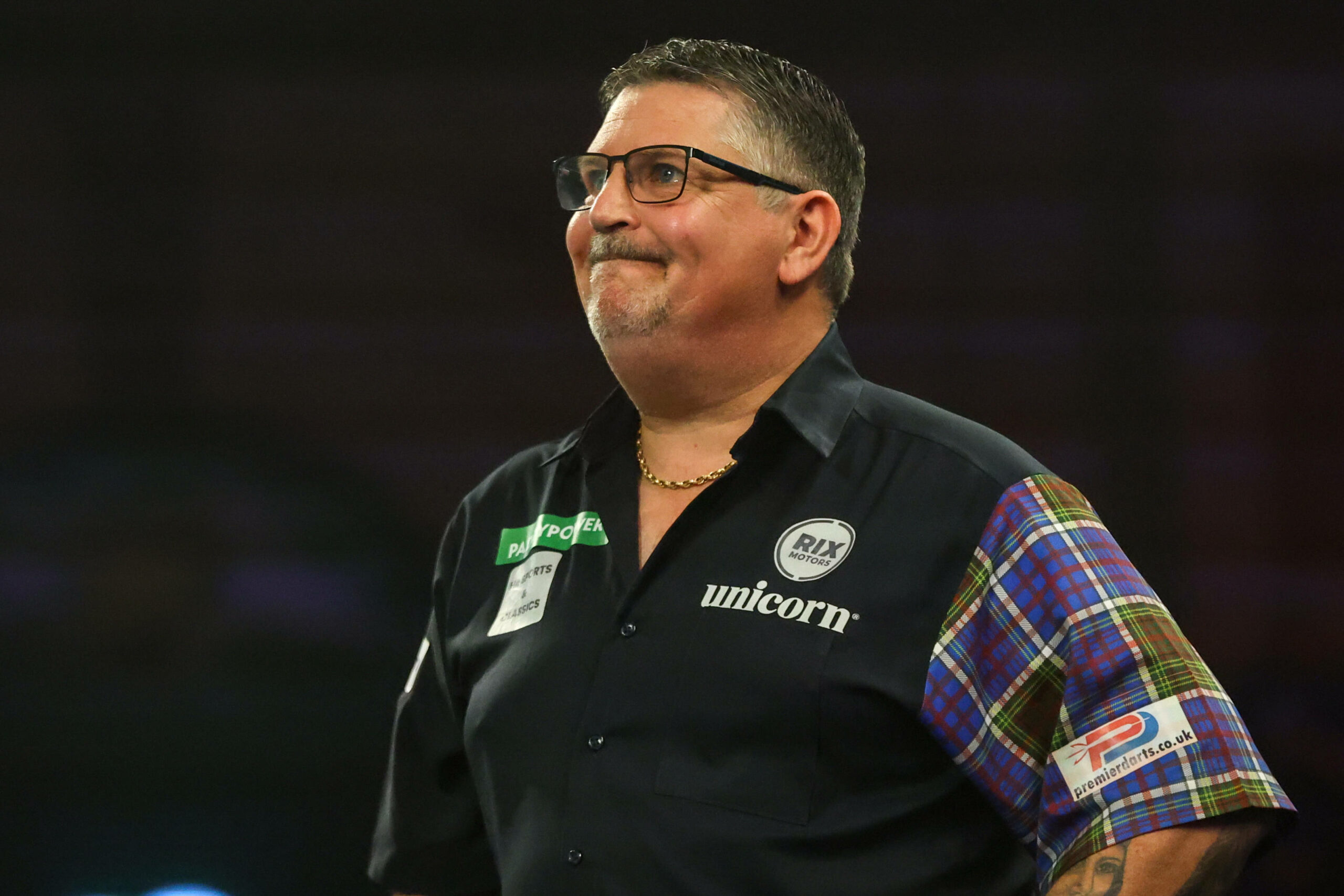 Gary Anderson schaut enttäuscht