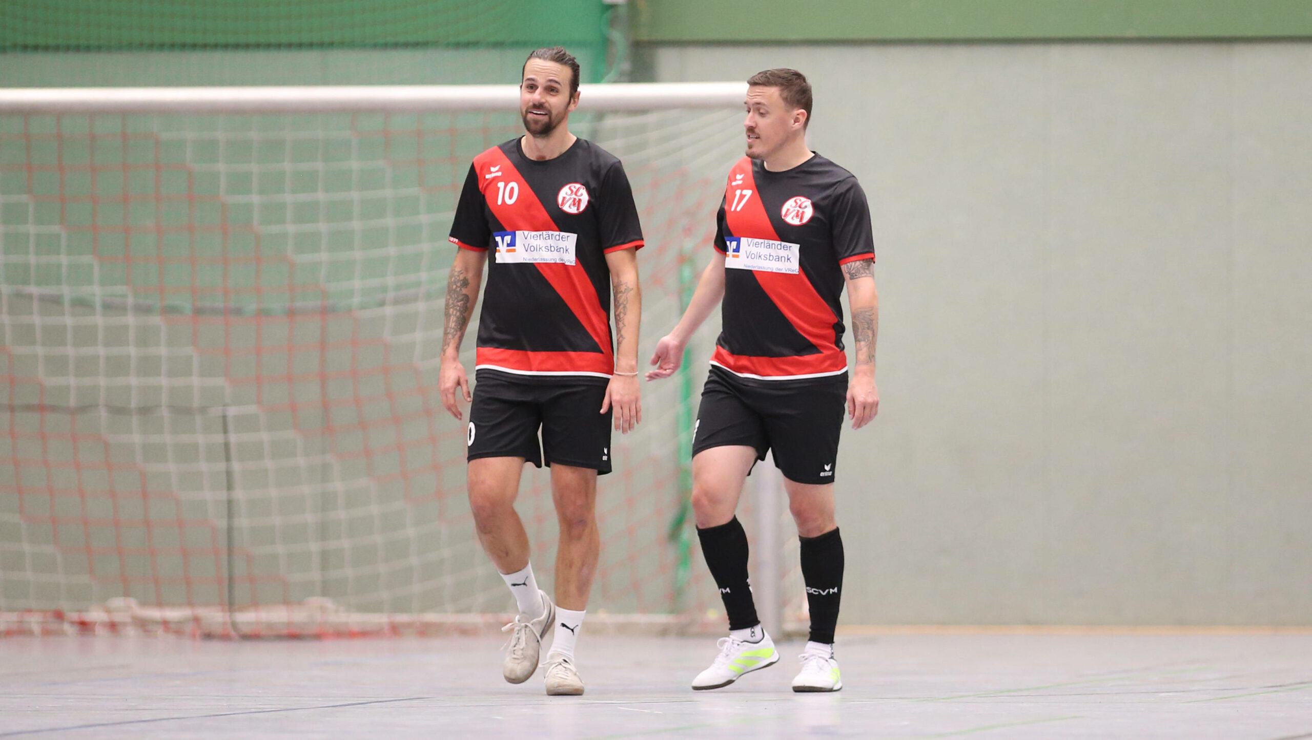 Martin Harnik und Max Kruse zusammen bei einem Hallenturnier