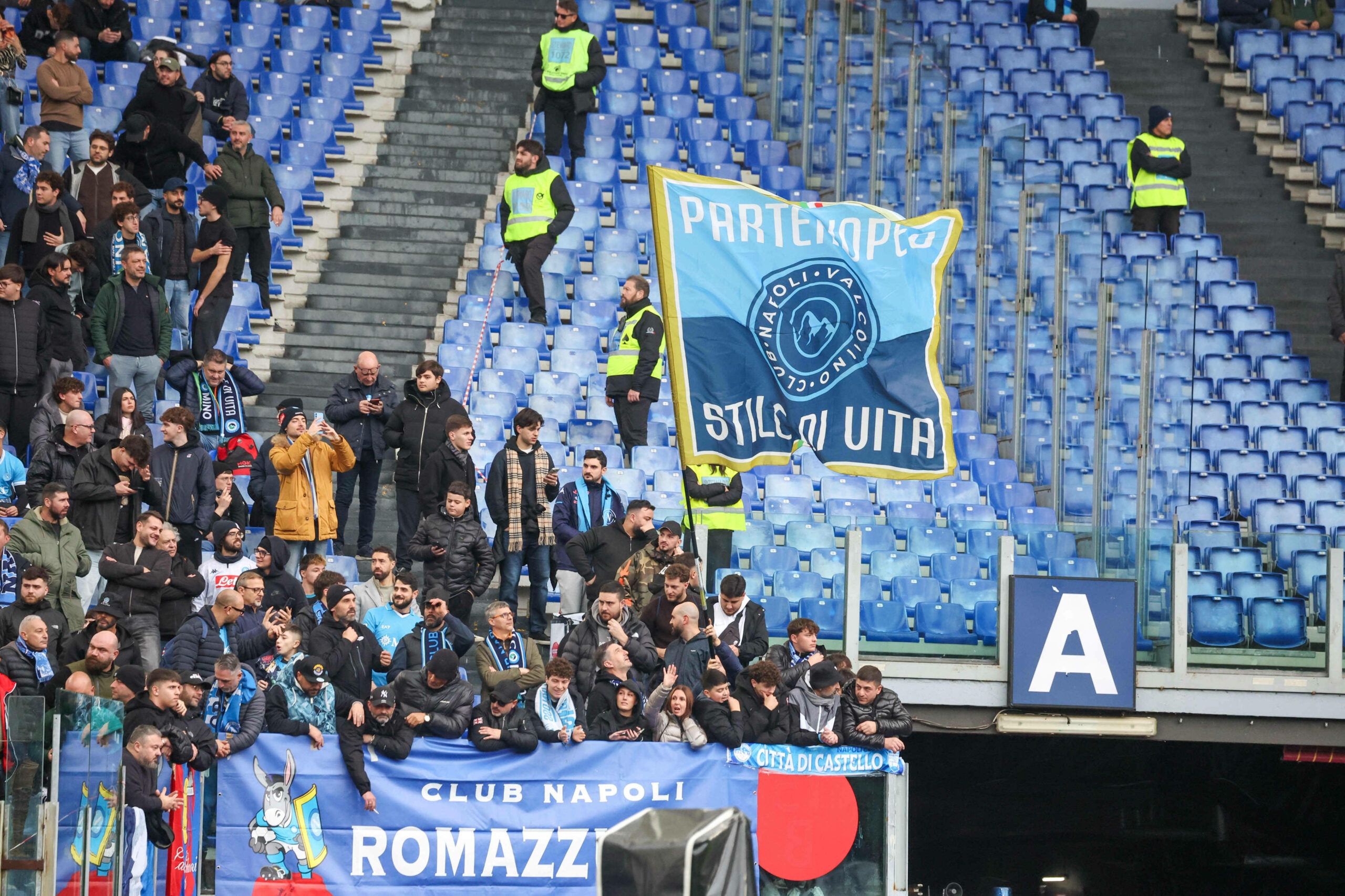Fanblock von Lazio Rom