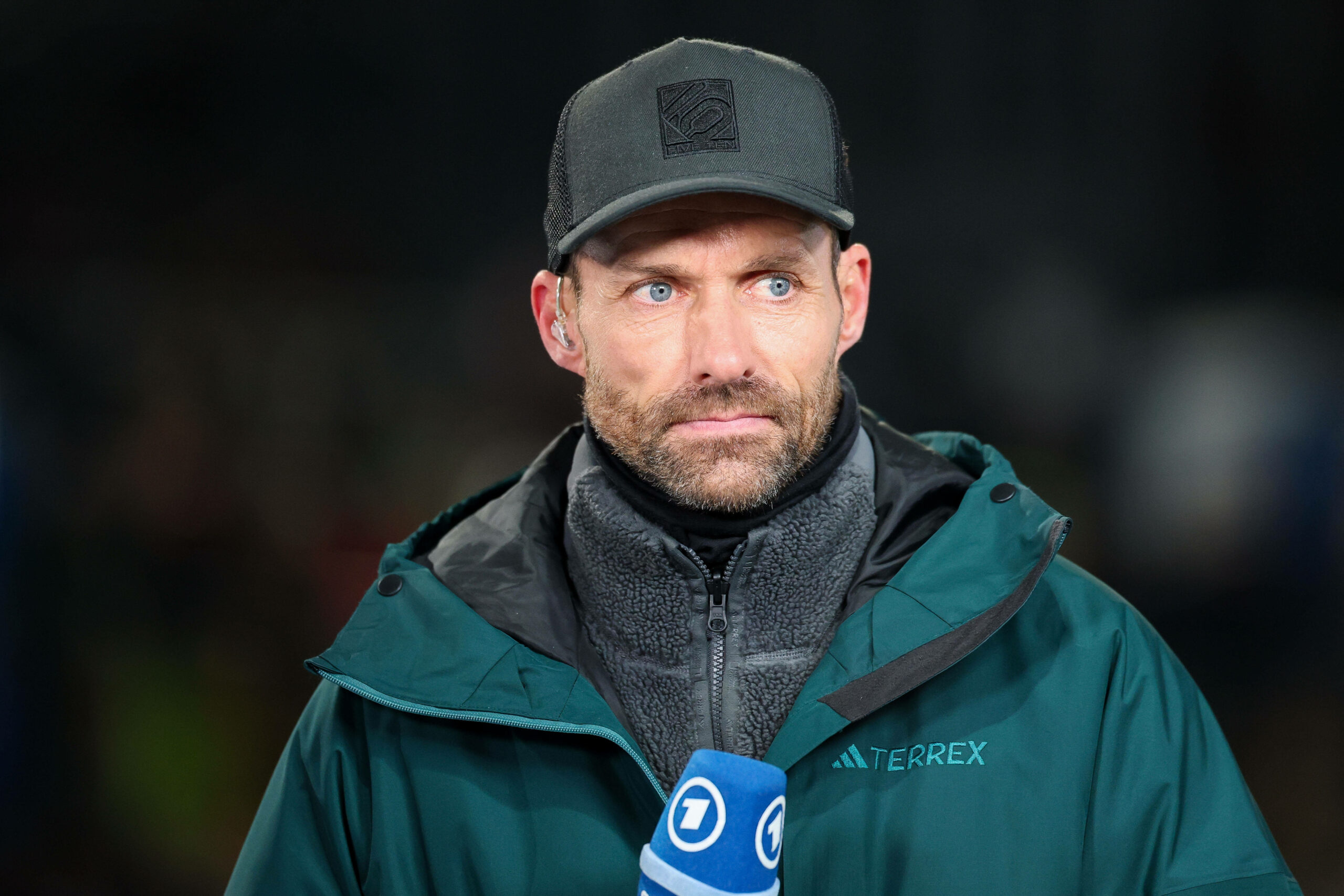 Sven Hannawald am ARD-Mikro