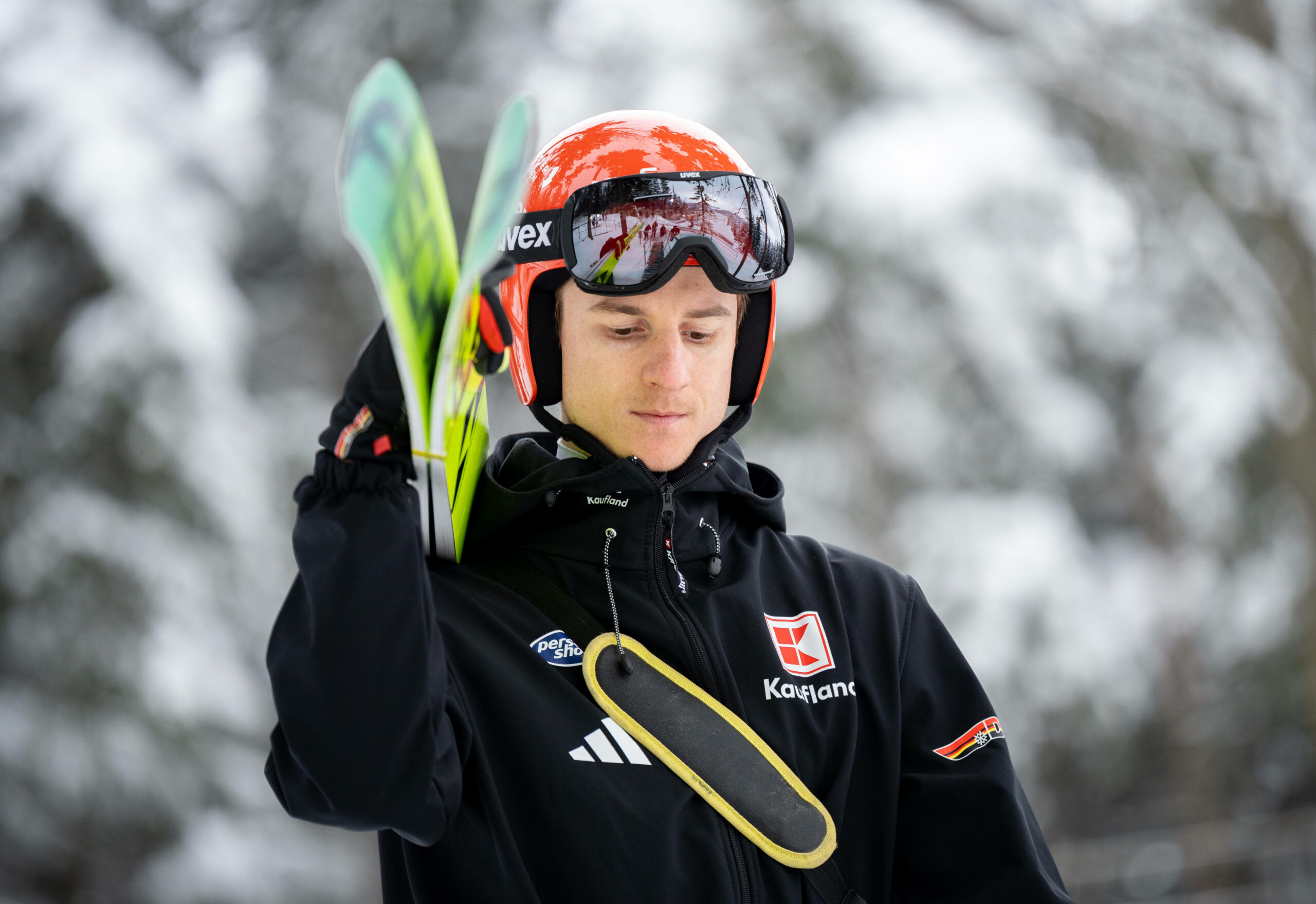 Karl Geiger schaut enttäuscht