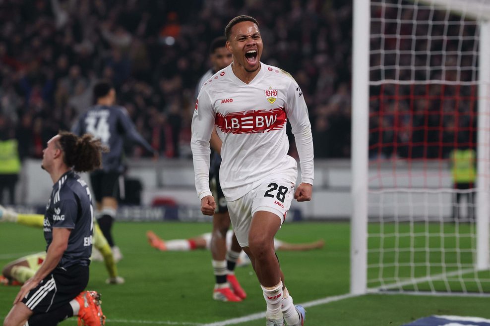 Nikolas Terkelsen Nartey jubelt