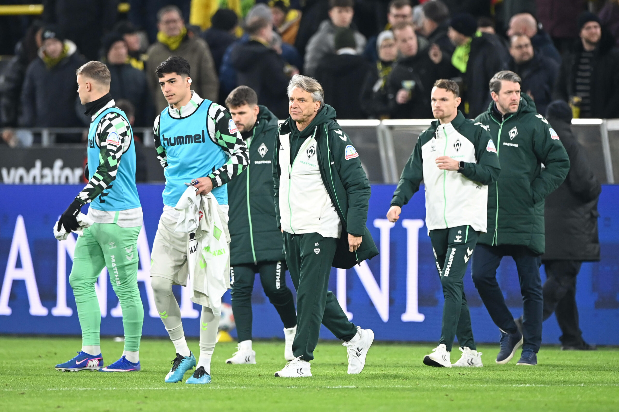 Ernüchterte Gesichter bei Werder Bremen