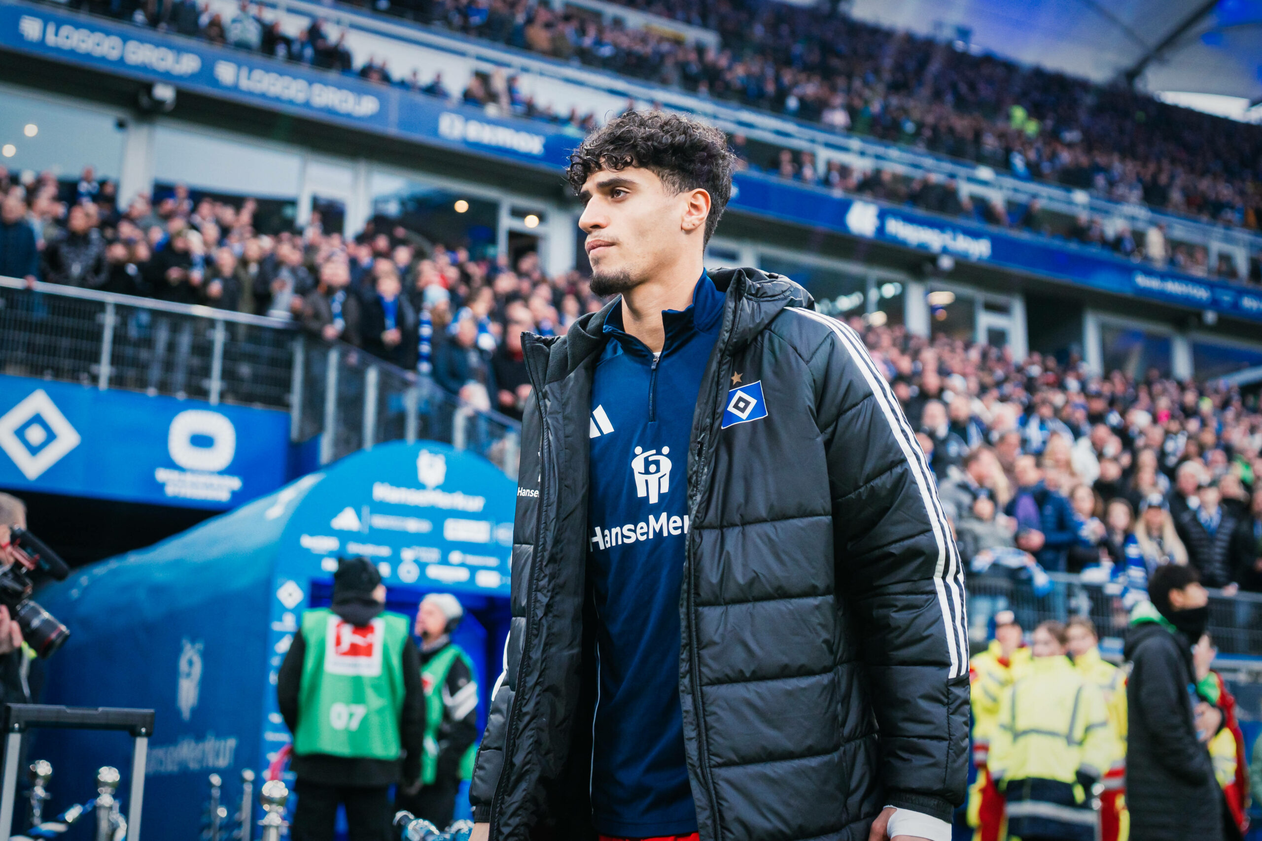 Omar Megeed im Volksparkstadion