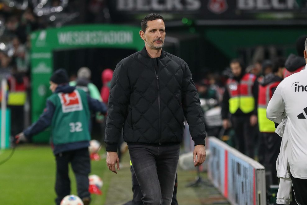 Dino Toppmöller im Weserstadion