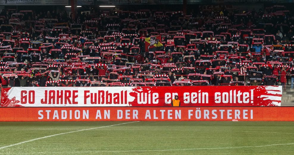 Fans des 1. FC Union Berlin im Stadion