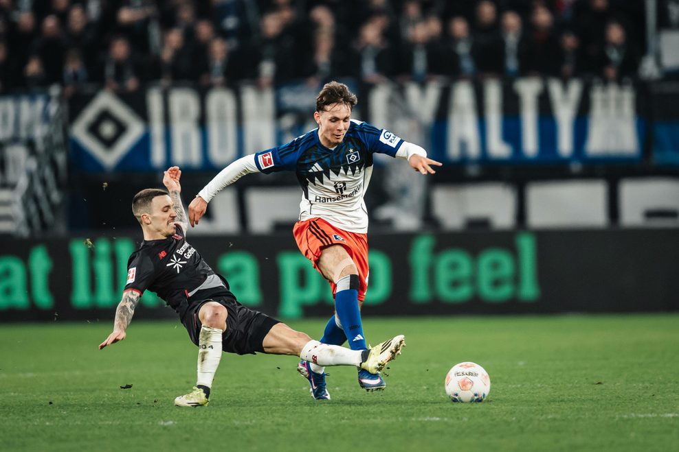 Otto Stange im Zweikampf
