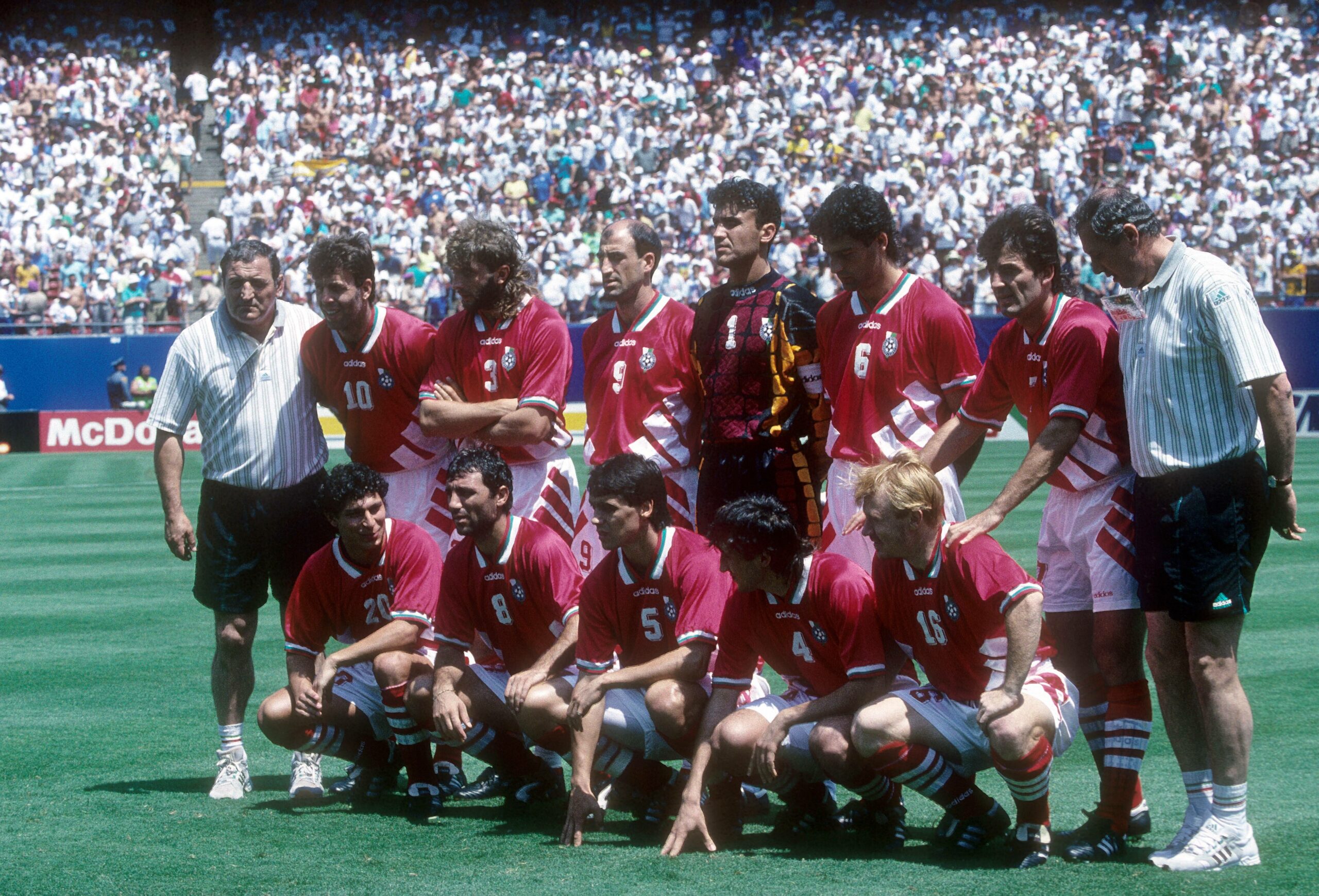 Die bulgarische Elf, die Deutschland im WM-Viertelfinale 1994 schockte