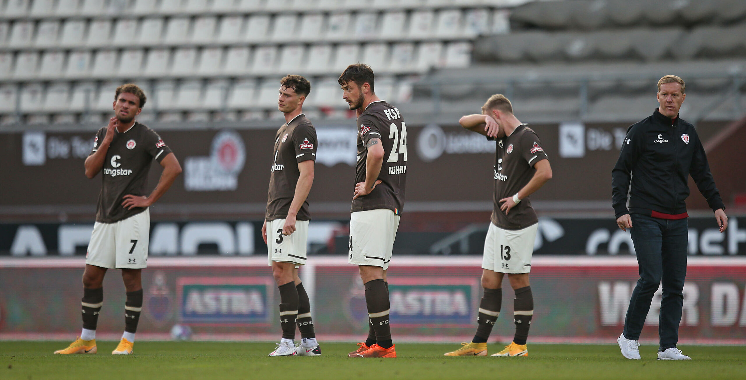 Enttäuschte St. Pauli-Profis (November 2020)
