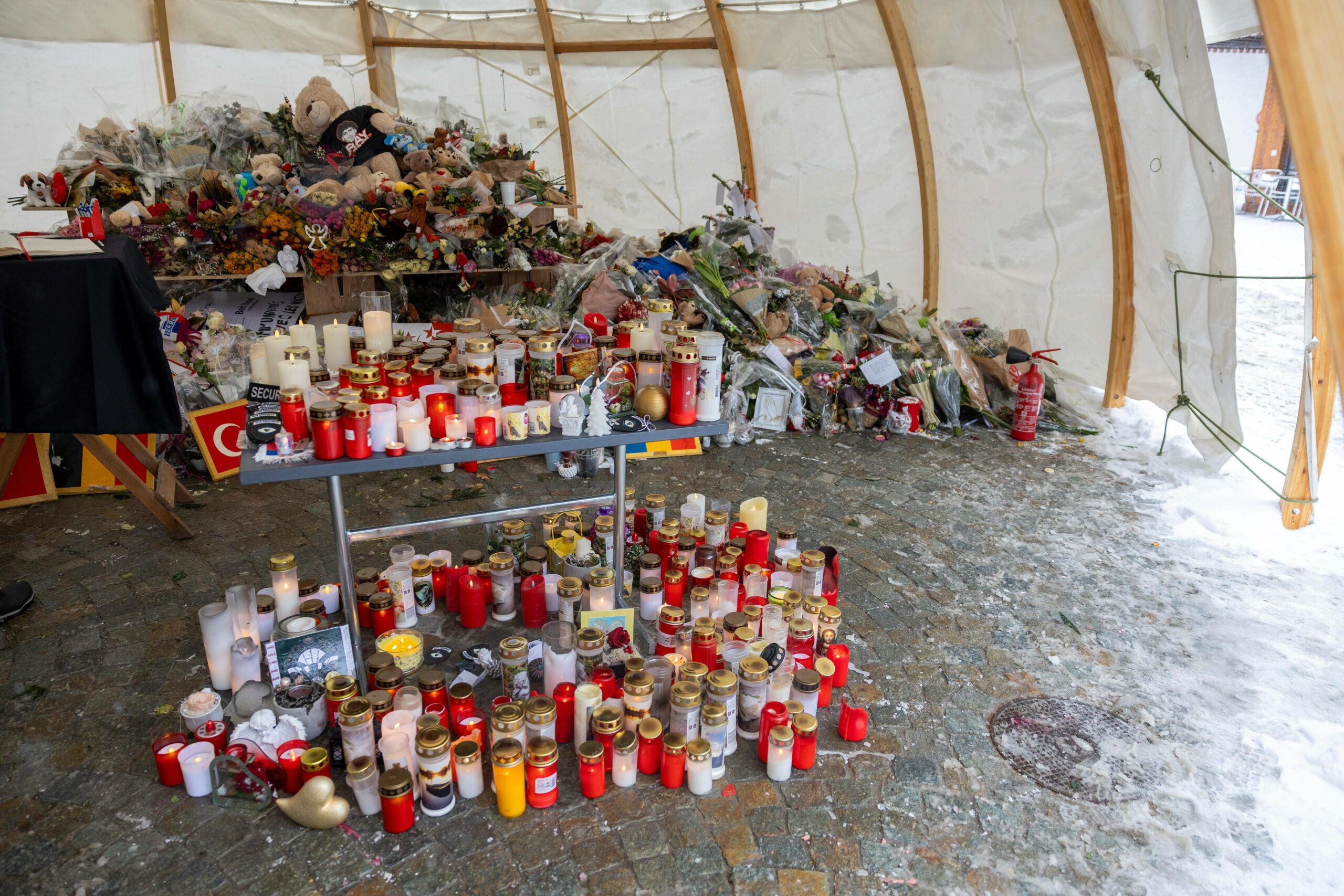 Kerzen in Crans-Montana