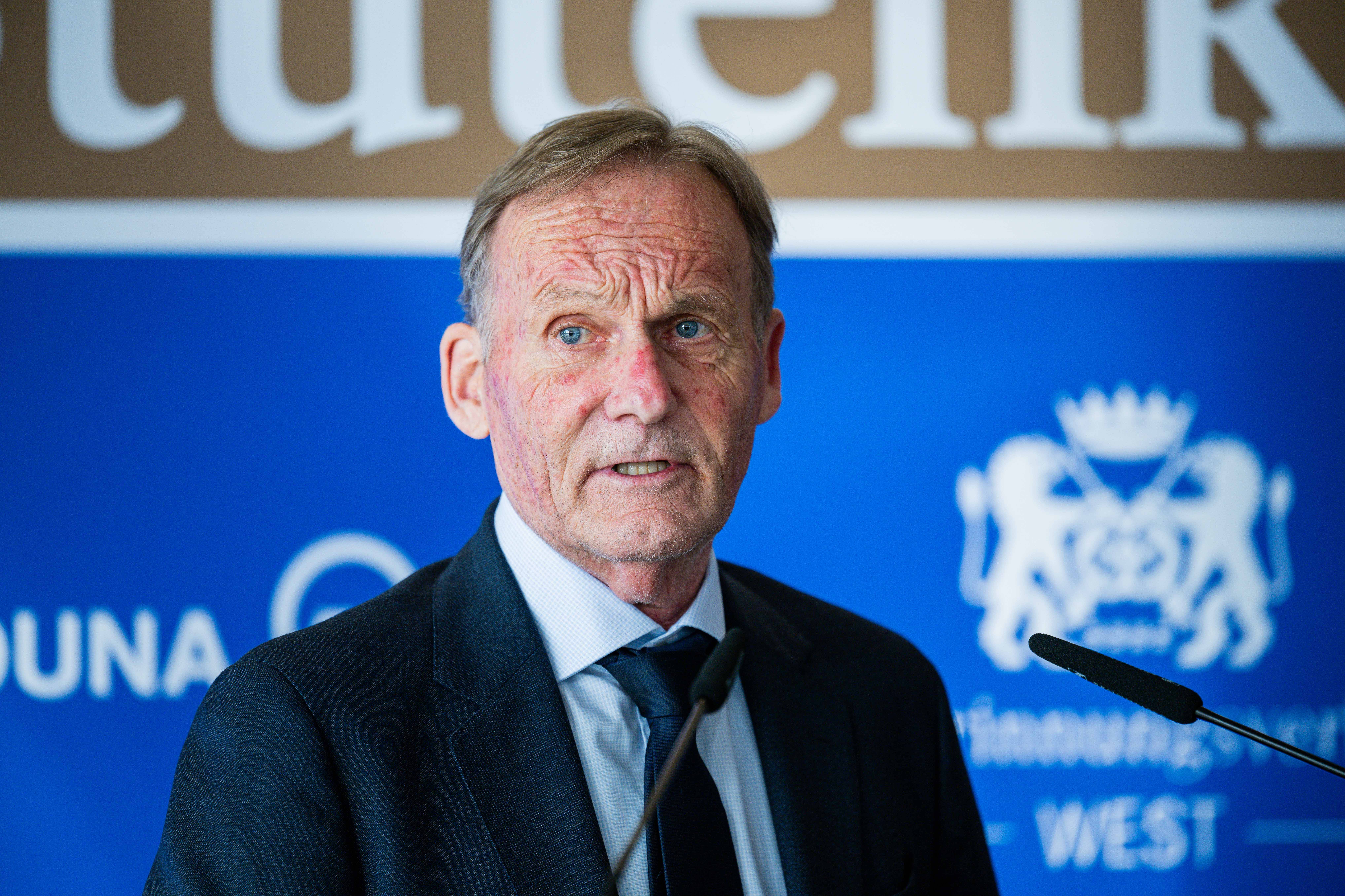 Hans-Joachim Watzke am Mikro