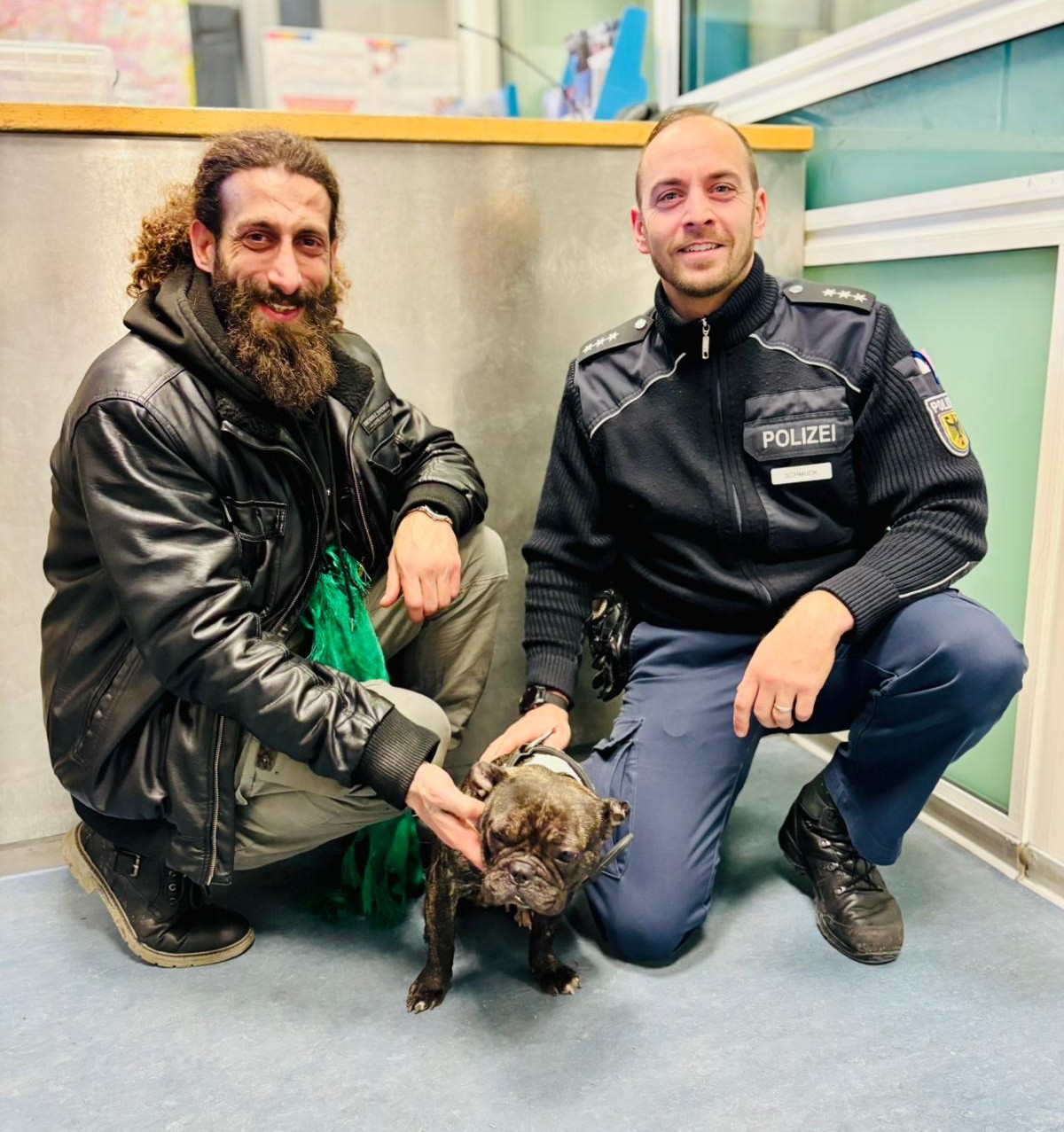 Happy End für Candy: Bulldogge kam zurück zum Besitzer.