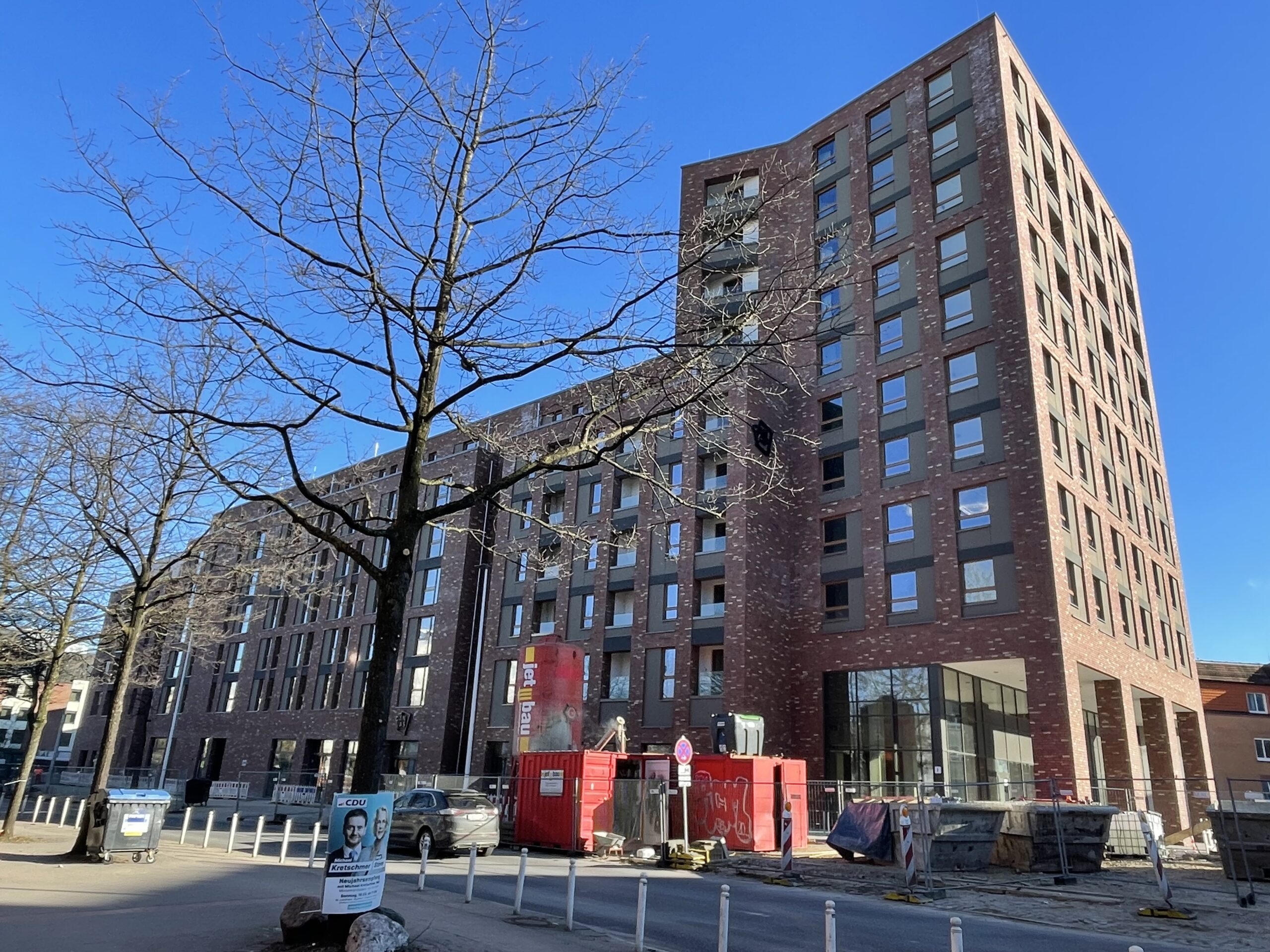 Das Gebäude von Canvas Living in Harburg.