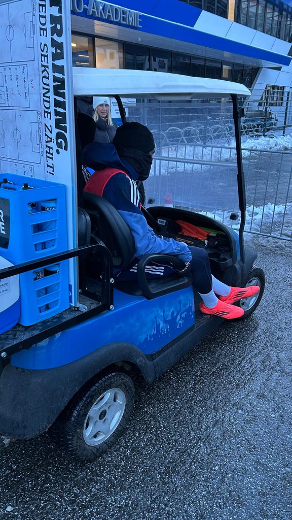 HSV-Profi Fabio Baldé verletzte sich beim Training.