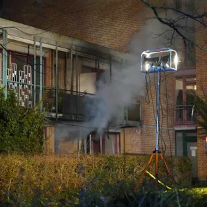 Am Donnerstagabend brannte es in einem Altenheim in Steilshoop in voller Ausdehnung.
