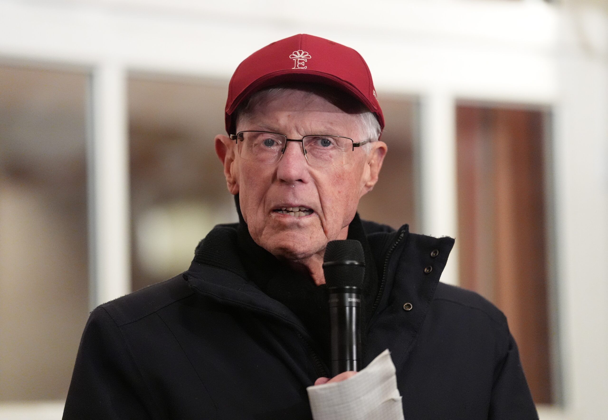 Eugen Block beim Neujahrsempfang seiner Firmengruppe am 5. Januar 2026.