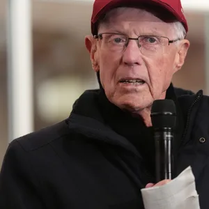 Eugen Block beim Neujahrsempfang seiner Firmengruppe am 5. Januar 2026.