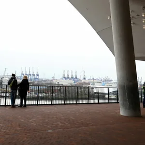 Die Plaza der Elbphilharmonie in Hamburg (Archivbild).