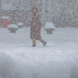 Sturmtief „Elli“ bringt große Mengen Schnee nach Hamburg.