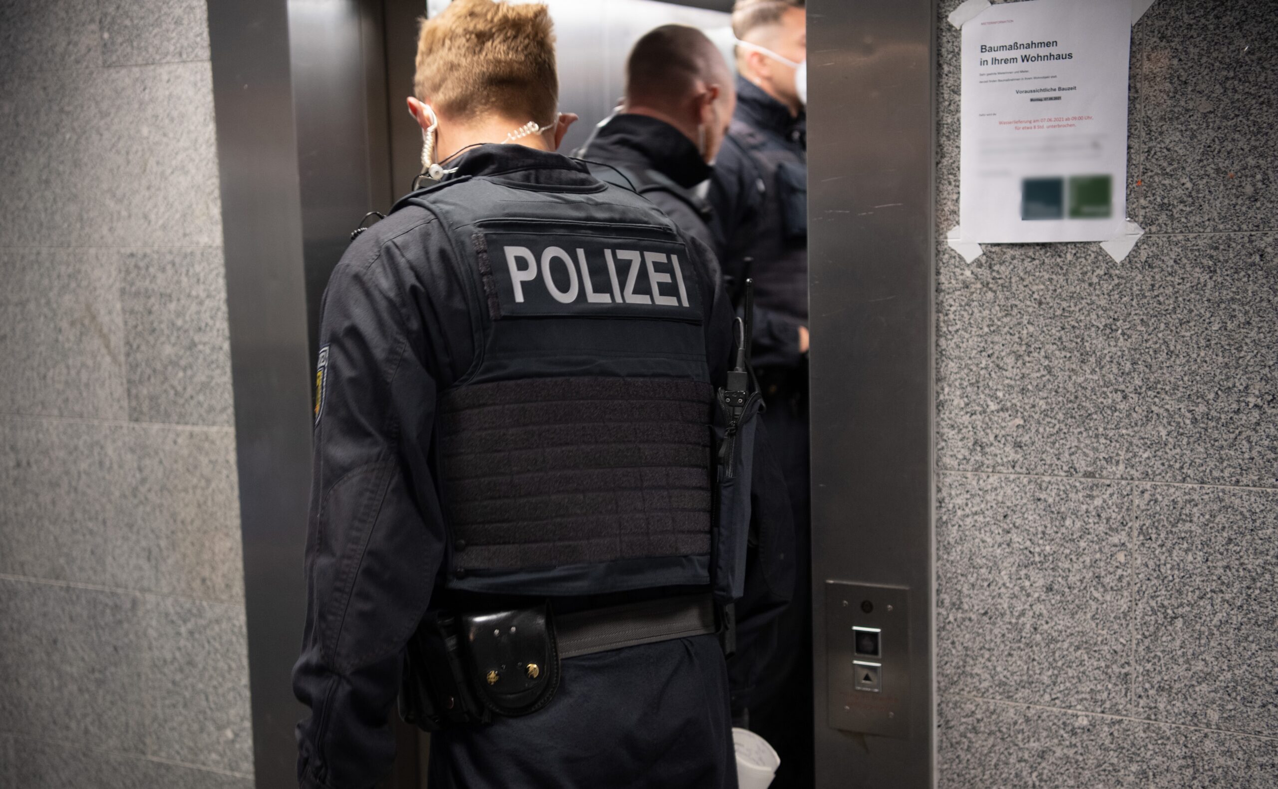 Polizei-Razzia (Symbolbild).