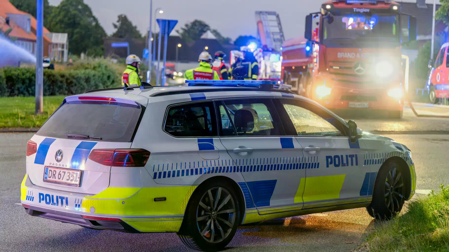 Unfall Polizei Dänemark