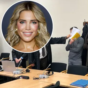 Der Angeklagte beim Prozessauftakt. Er gab zu, in Sylvie Meis' Wohnung eingebrochen zu sein.
