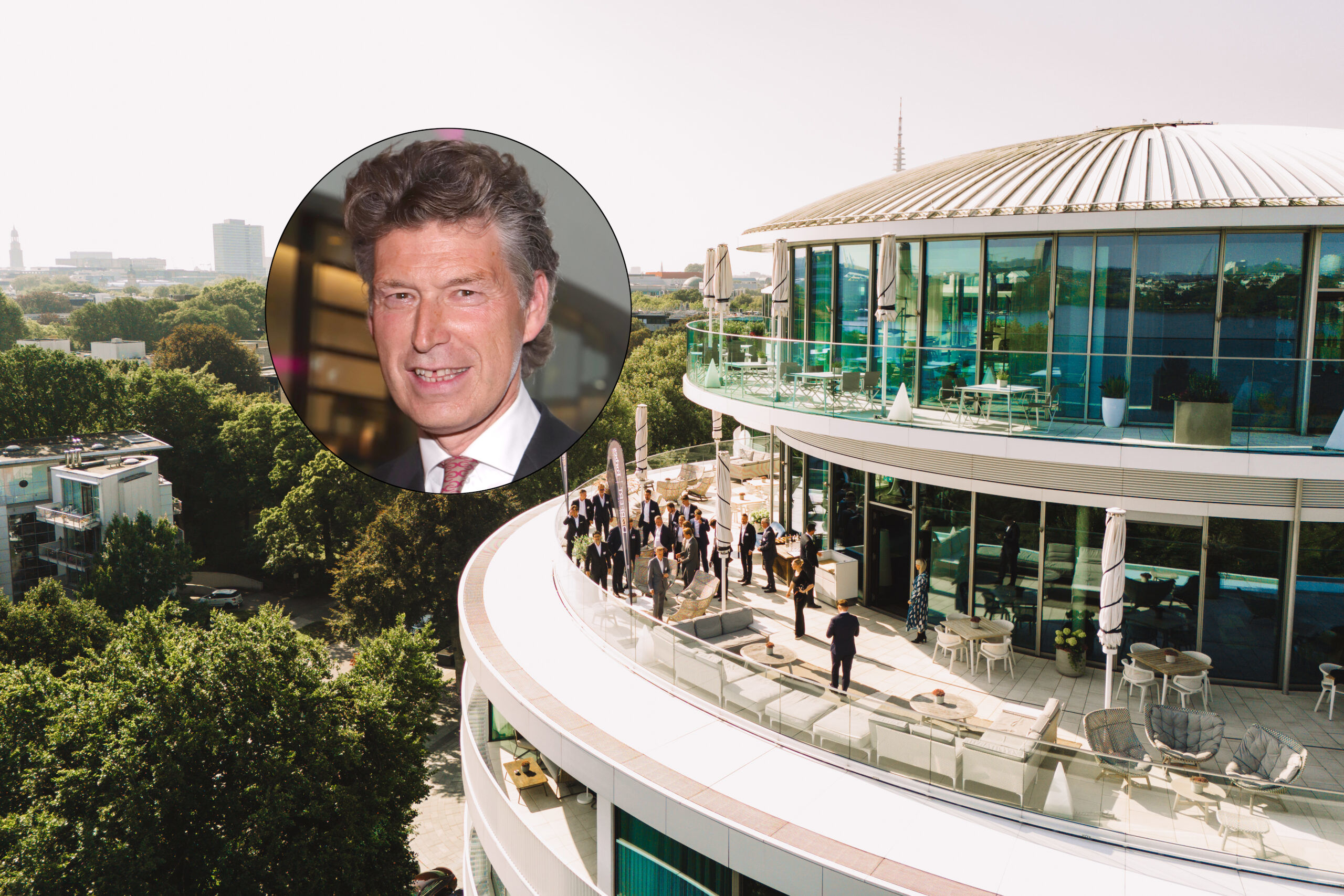 Thies Sponholz wurde als „Hotelier des Jahres“ ausgezeichnet. Er führt das „Fontenay“ in Hamburg seit der Eröffnung.