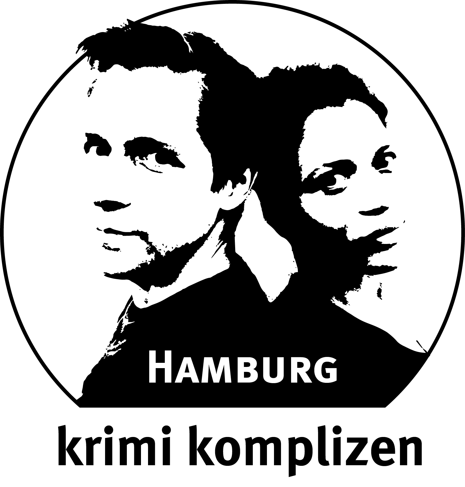 Kontraststarke Fotografie eines Mannes und einer Frau