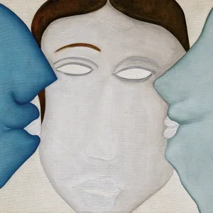 „Moi, Moustafa et Paul“ zeigt die Künstlerin selbst, ihren Ehemann Moustafa und ihren Sohn Paul.