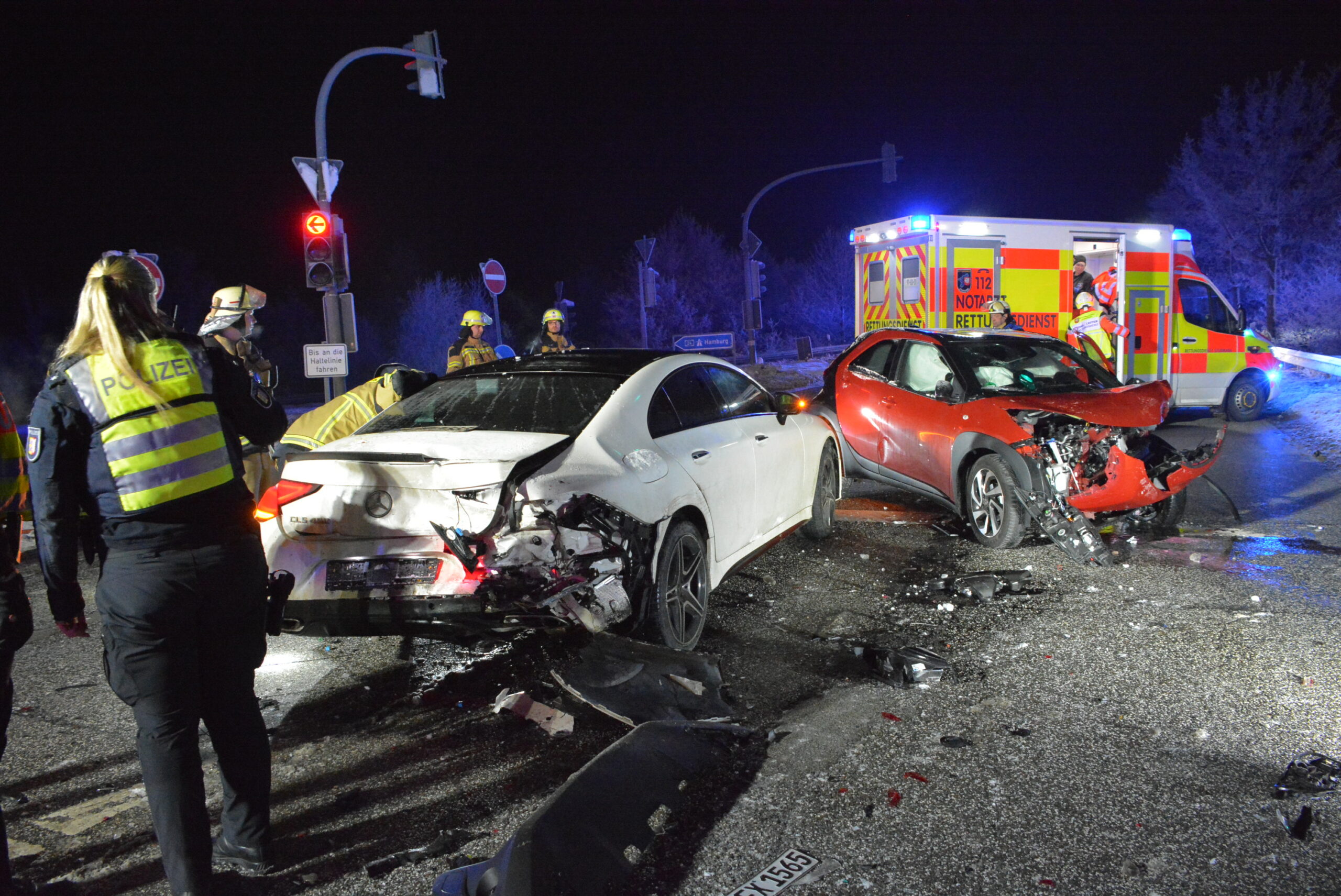 Unfall Glinde Reinbek Mercedes Kia