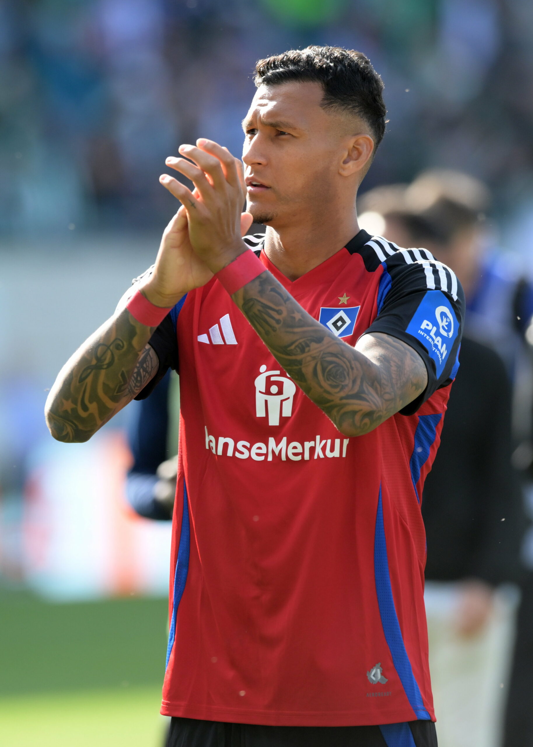 Davie Selke im HSV-Trikot